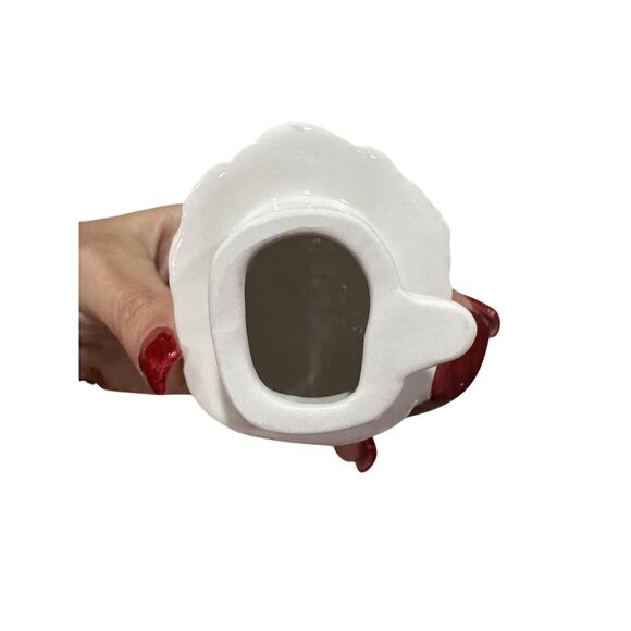 Florida Marketplace Hand-Painted Santa Ceramic Teapot – Christmas - Picture 4 of 9